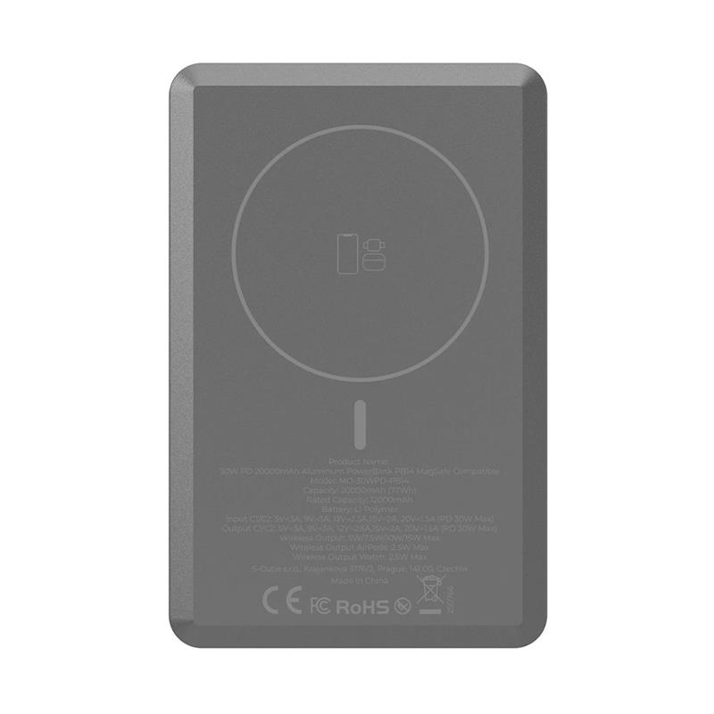 Mobile Origin PowerBank 30W PD 20000mAh - Gray 