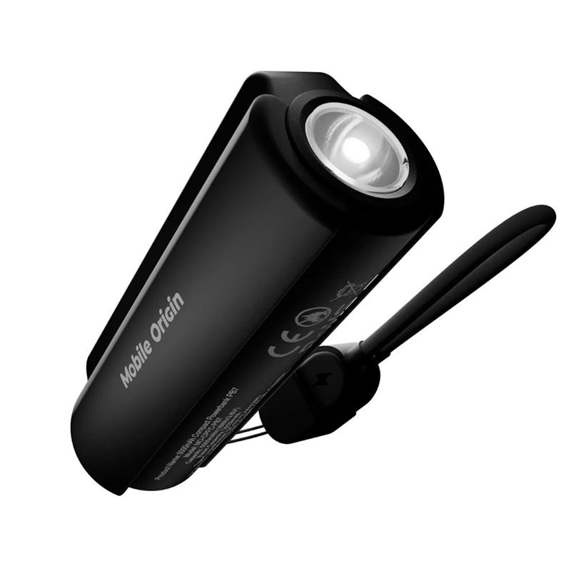 Mobile Origin PowerBank with Flashlight 5000mAh - Black 