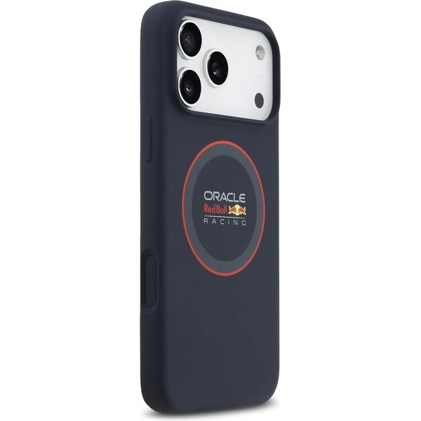 Red Bull Silicone Red Ring MagSafe Zadný Kryt pre iPhone 17 Pro Max modrý 
