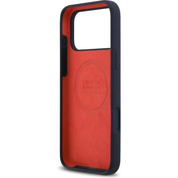 Red Bull Silicone Red Ring MagSafe Zadný Kryt pre iPhone 17 Pro Max modrý 