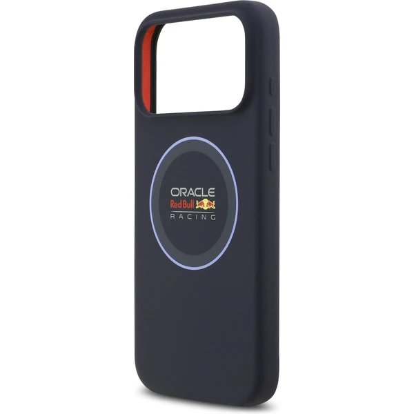 Red Bull Silicone Blue Ring MagSafe Zadný Kryt pre iPhone 17 Pro Max modrý 