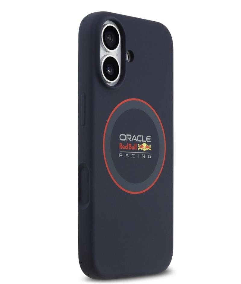 Red Bull Silicone Red Ring MagSafe Zadný Kryt pre iPhone 17 modrý 