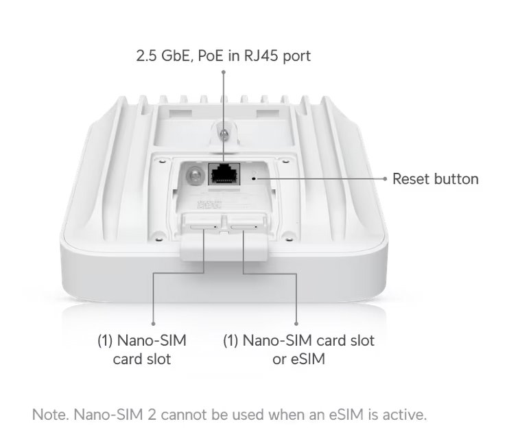Ubiquiti UniFi 5G Max Outdoor   5G router 2xSIM/eSIM, POE - outdoor 