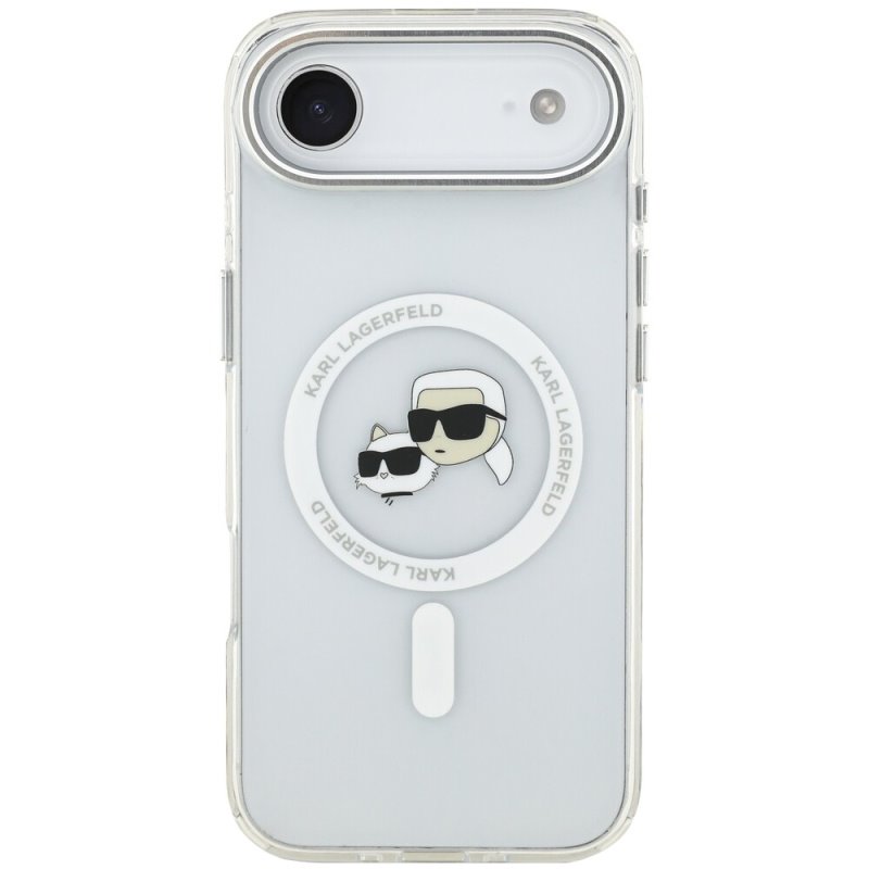 Karl Lagerfeld IML Choupette Peekaboo MagSafe MagSafe kryt iPhone Air priehľadná 
