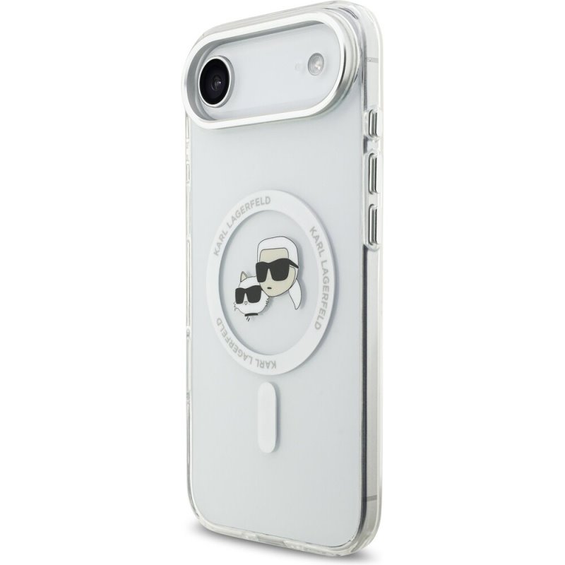 Karl Lagerfeld IML Choupette Peekaboo MagSafe MagSafe kryt iPhone Air priehľadná 