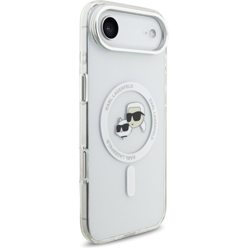 Karl Lagerfeld IML Choupette Peekaboo MagSafe MagSafe kryt iPhone Air priehľadná 