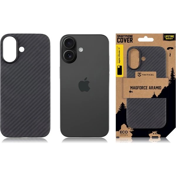 Tactical MagForce Aramid Kryt Apple iPhone 17 čierny 