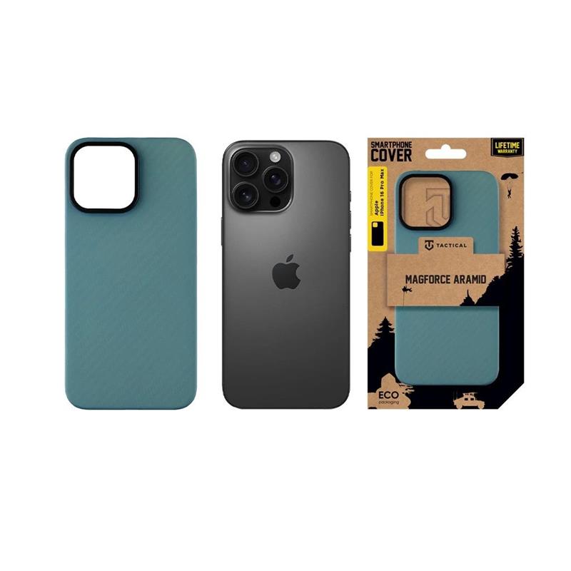 Tactical MagForce Aramid Kryt Apple iPhone 16 Pro Max modrý 