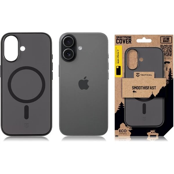 Tactical MagForce SmoothIsFast Kryt Apple iPhone 17 čierna 