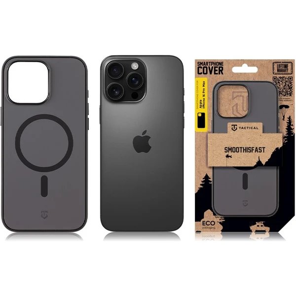 Tactical MagForce SmoothIsFast Kryt Apple iPhone 16 Pro Max čierna 