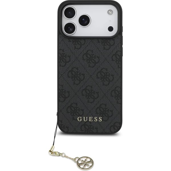 Guess 4G Charm MagSafe kryt iPhone 17 Pro Max šedý 