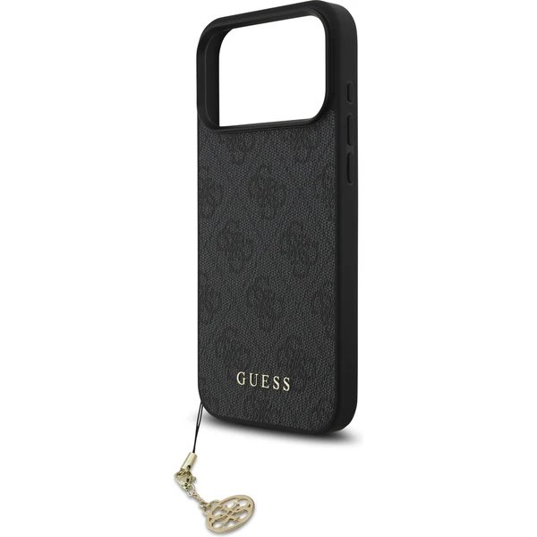 Guess 4G Charm MagSafe kryt iPhone 17 Pro Max šedý 