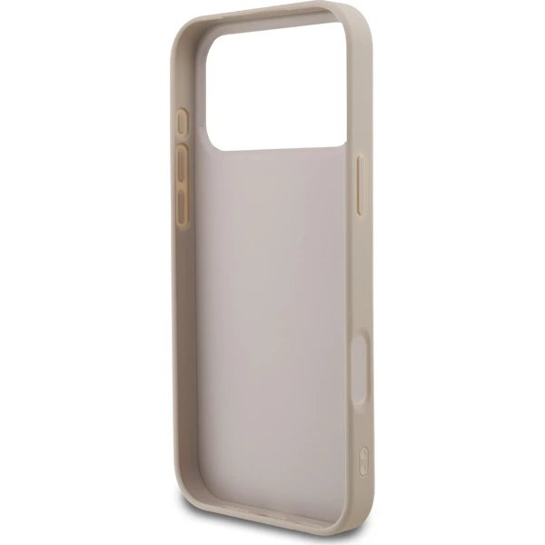 Guess PU 4G Stripe kryt iPhone 17 Pro Max ružový 