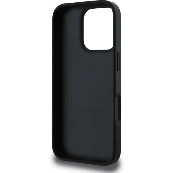 Guess PU 4G Metal Logo kryt iPhone 16 Pro Max šedý 