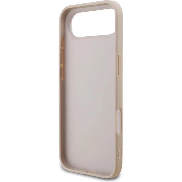 Guess PU 4G Metal Logo Strap kryt iPhone Air ružový 