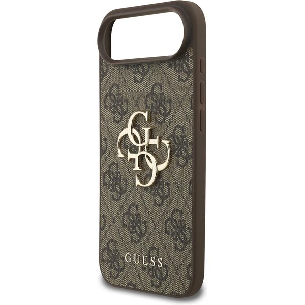 Guess PU 4G Metal Logo Strap kryt iPhone Air hnedý 