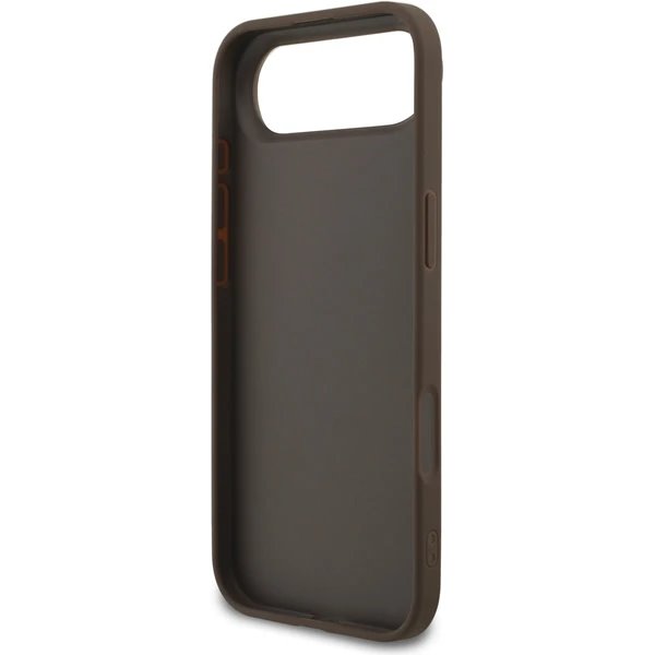 Guess PU 4G Metal Logo Strap kryt iPhone Air hnedý 