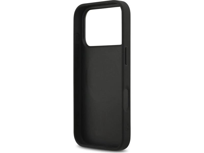 DKNY PU Leather Grid Pattern Magsafe kryt iPhone 17 Pro Max čierny 