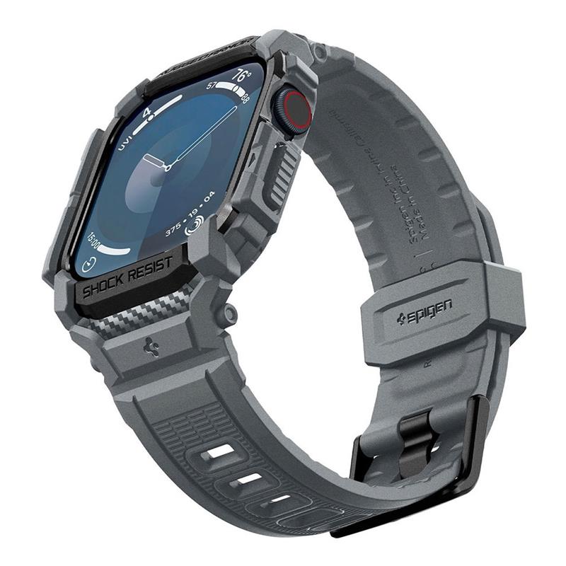 Spigen kryt Rugged Armor Pro pre Apple Watch 10 46mm - Dark Gray *Rozbalený* 