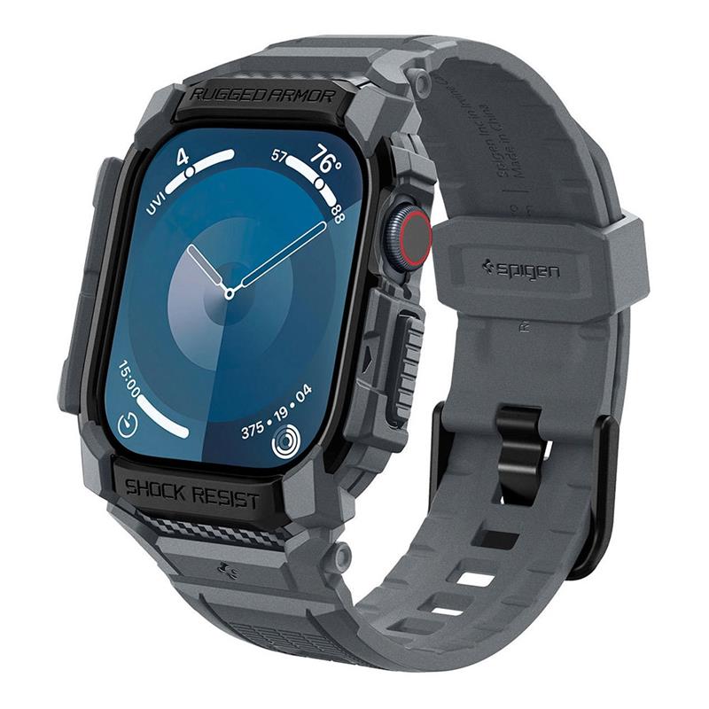 Spigen kryt Rugged Armor Pro pre Apple Watch 10 46mm - Dark Gray *Rozbalený* 