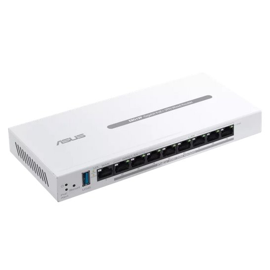 ASUS ExpertWiFi EBG19P Gigabit PoE+ VPN wired router, 8 PoE+ ports, 123W, Up to 3 WAN ethernet ports + 1 USB WAN 