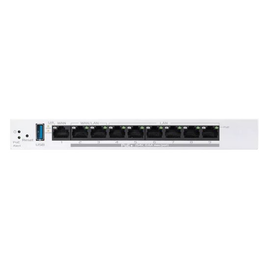 ASUS ExpertWiFi EBG19P Gigabit PoE+ VPN wired router, 8 PoE+ ports, 123W, Up to 3 WAN ethernet ports + 1 USB WAN 