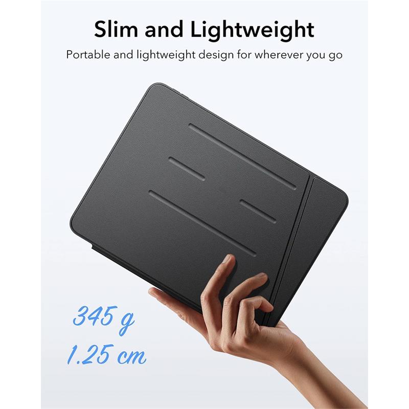 ESR puzdro Flip Magnetic Case pre iPad Air M1/M2/M3 - Black 