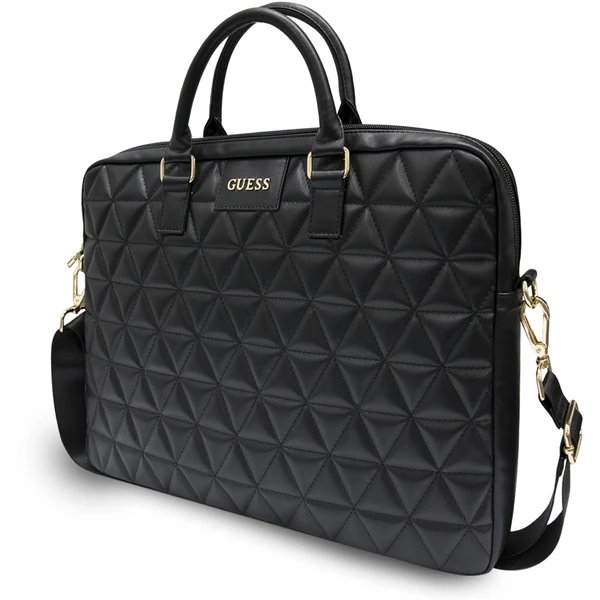 Guess Quilted Taška na MacBook 15" čierna 