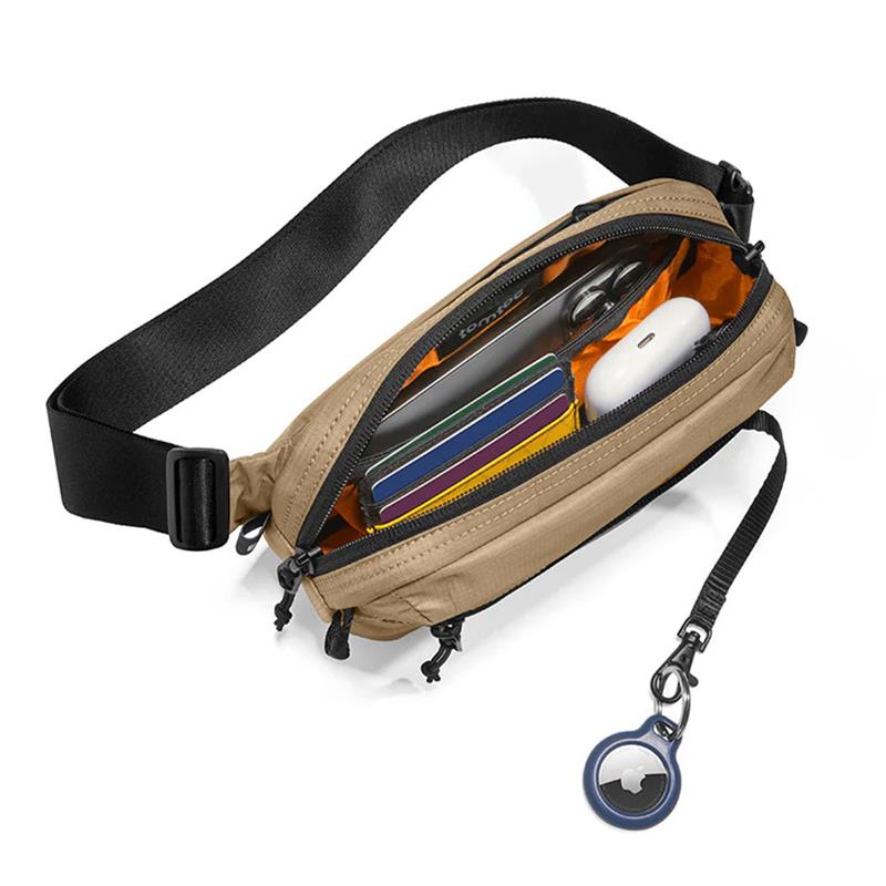 TomToc taška Aviator T33 Chest Bag S - Brown 