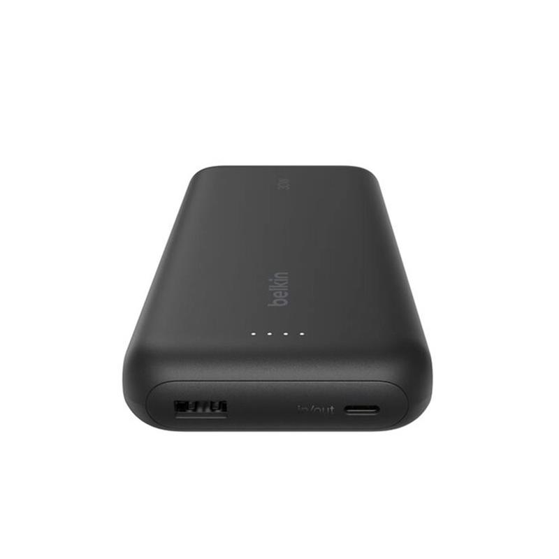 Belkin Boost Charge Powerbank 20K with Integrated Cable - Black 
