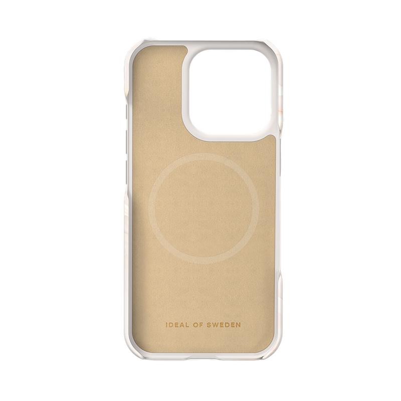 iDeal Fashion Case MagSafe iPhone 16 Pro Rose Pearl Marble 