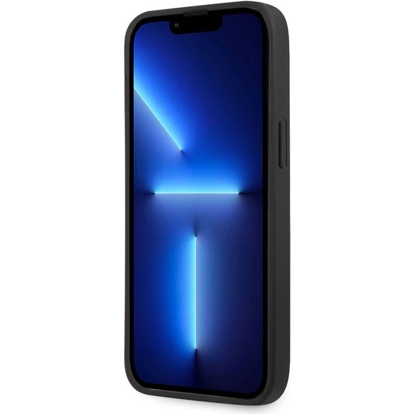 Guess PU 4G Metal Logo kryt iPhone 14 Pro Max šedý 