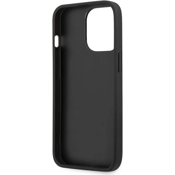 Guess PU 4G Metal Logo kryt iPhone 14 Pro Max šedý 