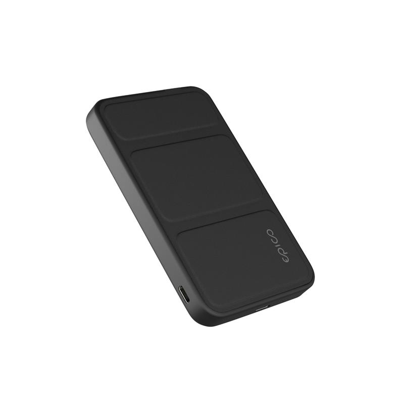 iStores by Epico UltraPack Stand 7000mAh Mag+ bezdrôtová powerbanka so stojančekom EM47 - čierna 