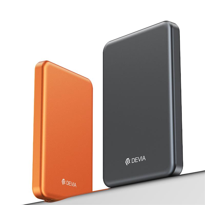 Devia powerbank Ultra13 Solid State Magnetic 5.000 mAh PD 22.5W - Orange 