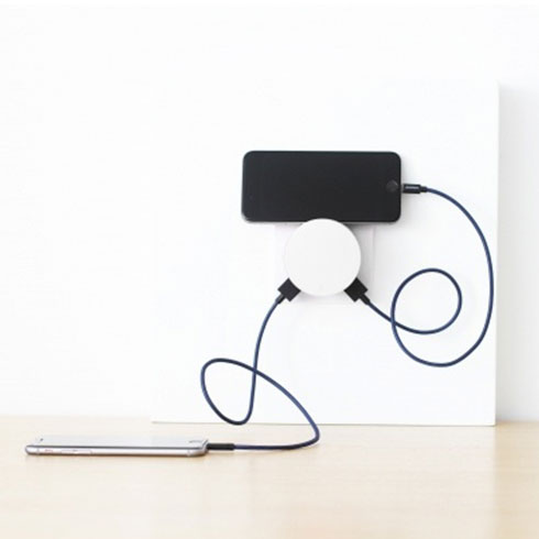 USBePower Aero 4-in-1 wall charger - White 