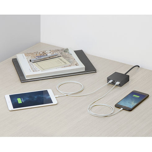 USBePower Hide Mini 27W 4-in-1 desktop charger - White 