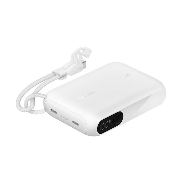 Belkin Boost Charge Powerbank 10K with Display - White 