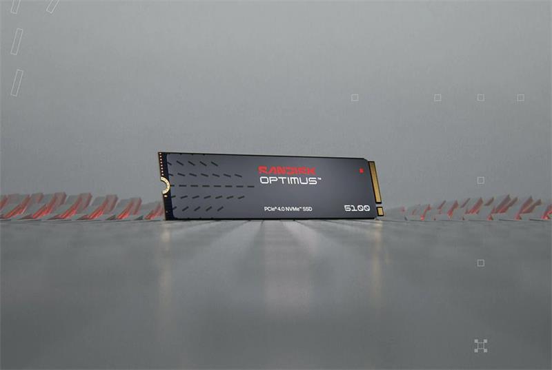 SANDISK Optimus 5100 SSD M.2 NVMe 500GB Gen4 6600/5500 MBps 