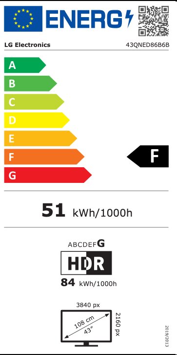 LG 43QNED86B6B - evo AI QNED, Ultra HD, Smart TV 