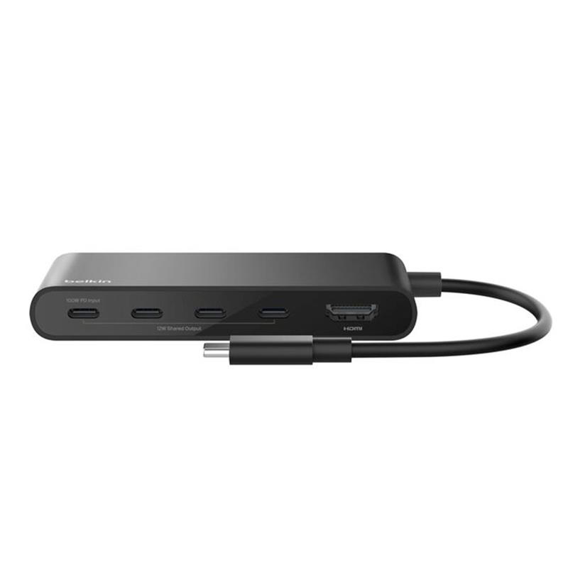 Belkin Connect 5-Port USB-C Hub with 4K HDMI - Black 