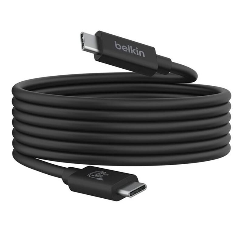 Belkin kábel Connect USB4 Cable 240W 20Gbps 2m - Black 