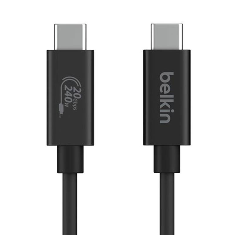 Belkin kábel Connect USB4 Cable 240W 20Gbps 2m - Black 