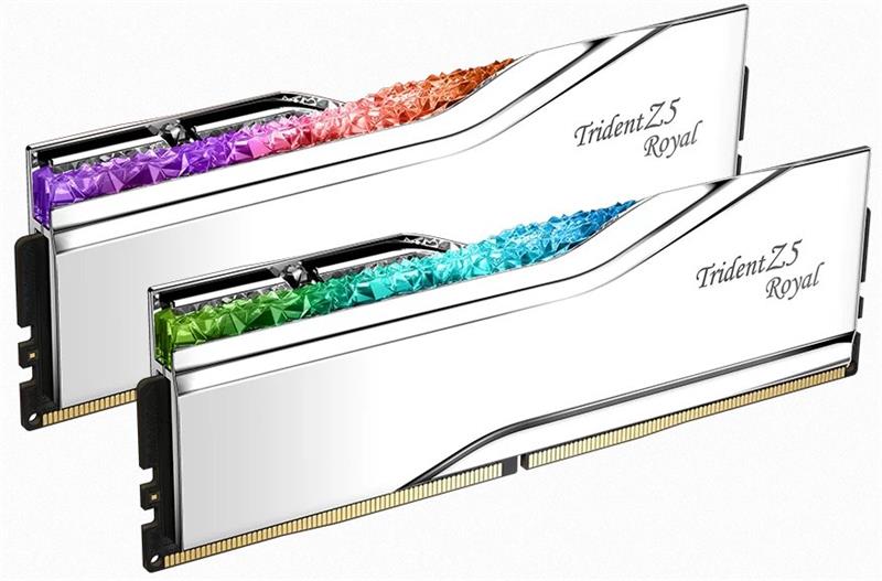 G.SKILL 32GB kit DDR5 7600 CL36 Trident Z5 Royal silver 