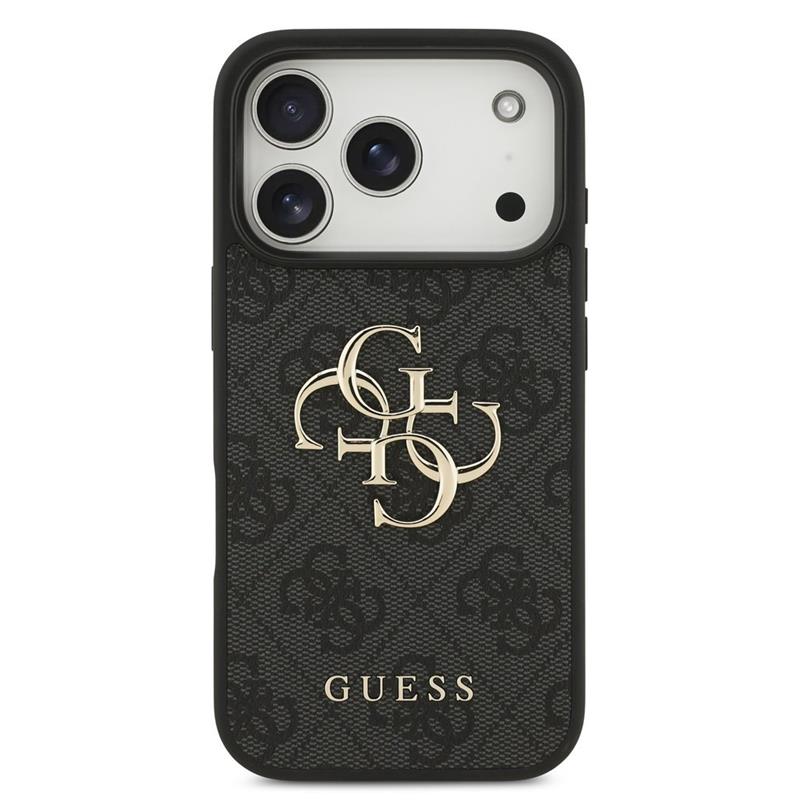 Guess PU 4G Metal Logo kryt iPhone 18 Pro Max šedá 