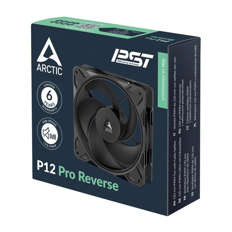 Arctic ventilátor P12 Pro Reverse - 3 Pack 