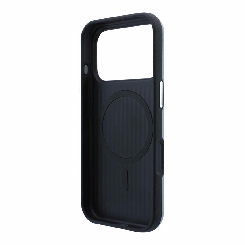 Karl Lagerfeld PU Semi Wrap Smooth Sketch Bodies Magsafe kryt iPhone 18 Pro modrý 