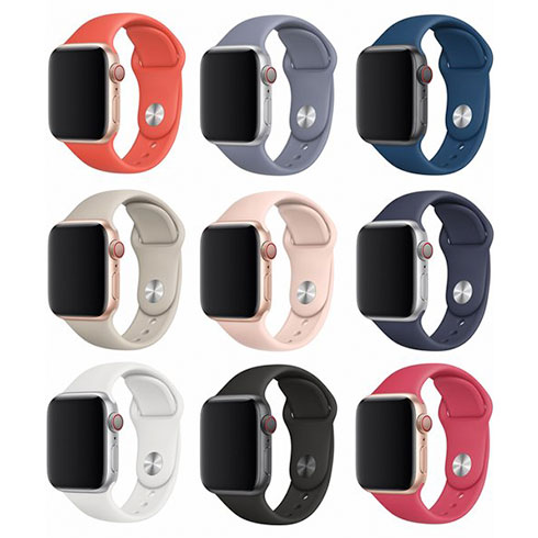 Devia remienok Apple Watch Deluxe Series Sport Band 40/41/42mm - Nectarine 