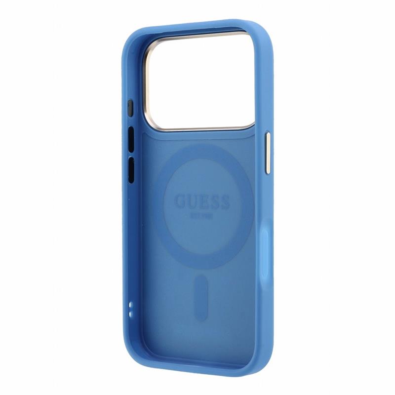 Guess PU 4G Ring Stand MagSafe kryt iPhone 18 Pro Max ružový 