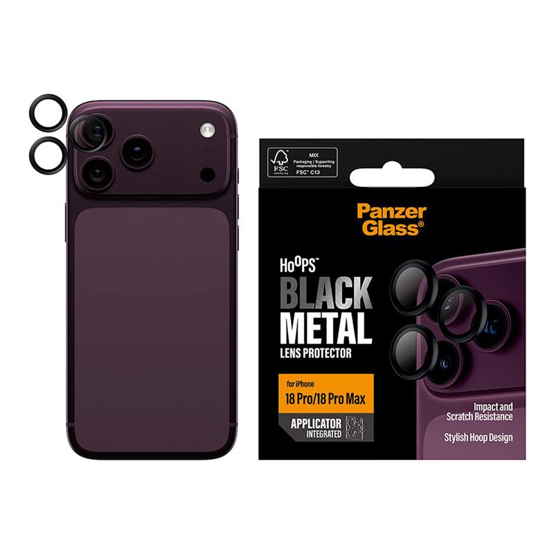 PanzerGlass ochranné sklo Hoops pre iPhone 18 Pro/18 Pro Max - Black 